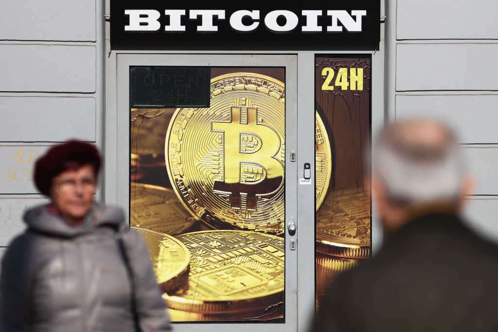 buying bitcoin at a machine