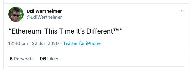 Not everyone is a believer in Ethereum.
