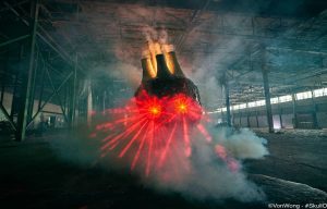 Schedel van Satoshi kunstwerk credit von wong