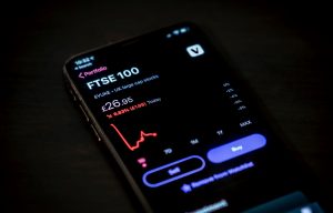 L'iPhone montre l'effondrement de la bourse