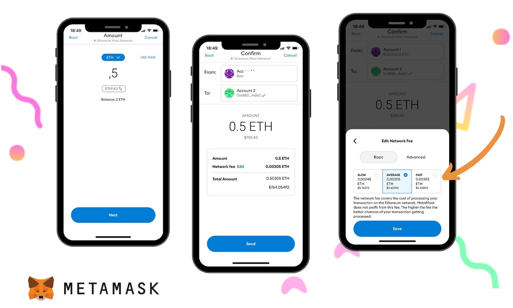how to send crypto from metamask to phantom wallet