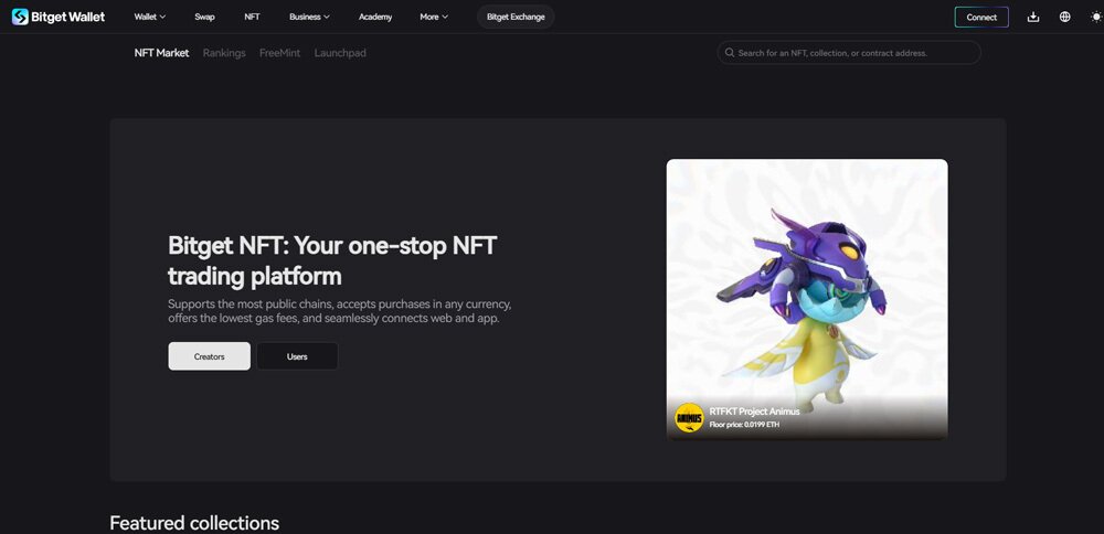 Bitget NTF marketplace