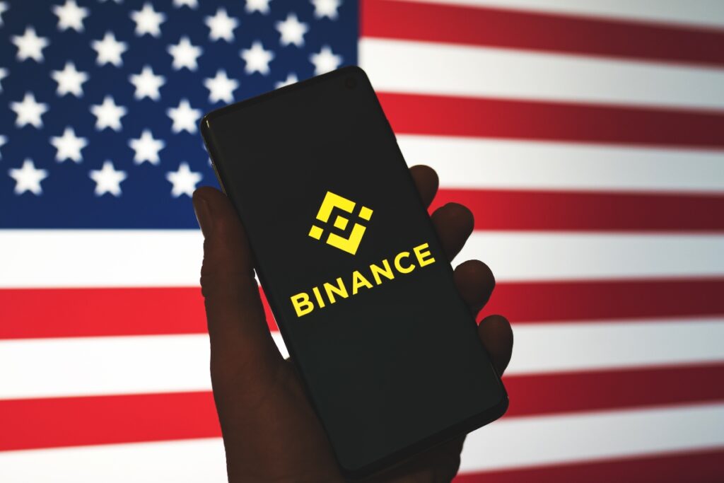 Person creating Binance US account