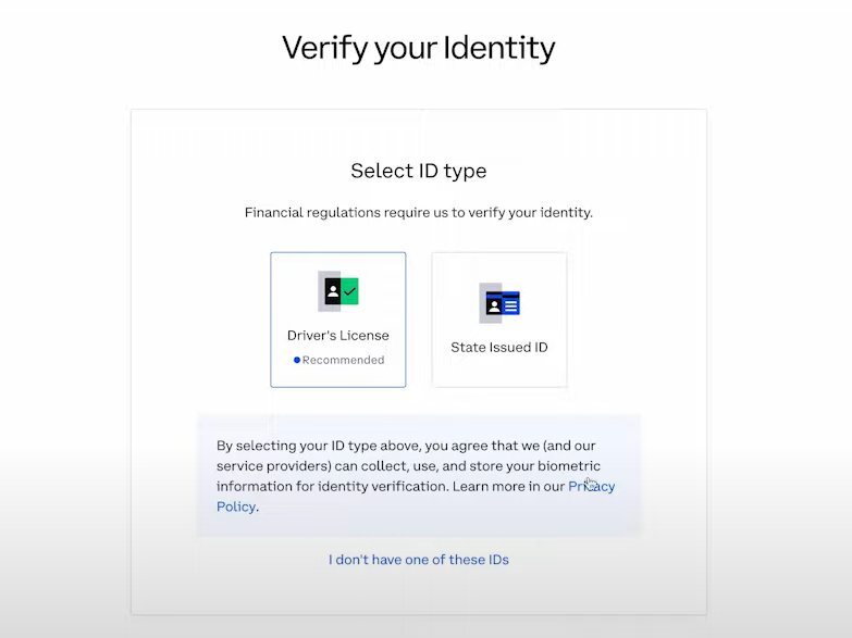 Coinbase-id-Verification