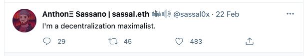 Decentralization maxi