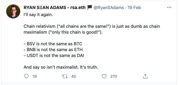 Ryan Sean Adams Tweet