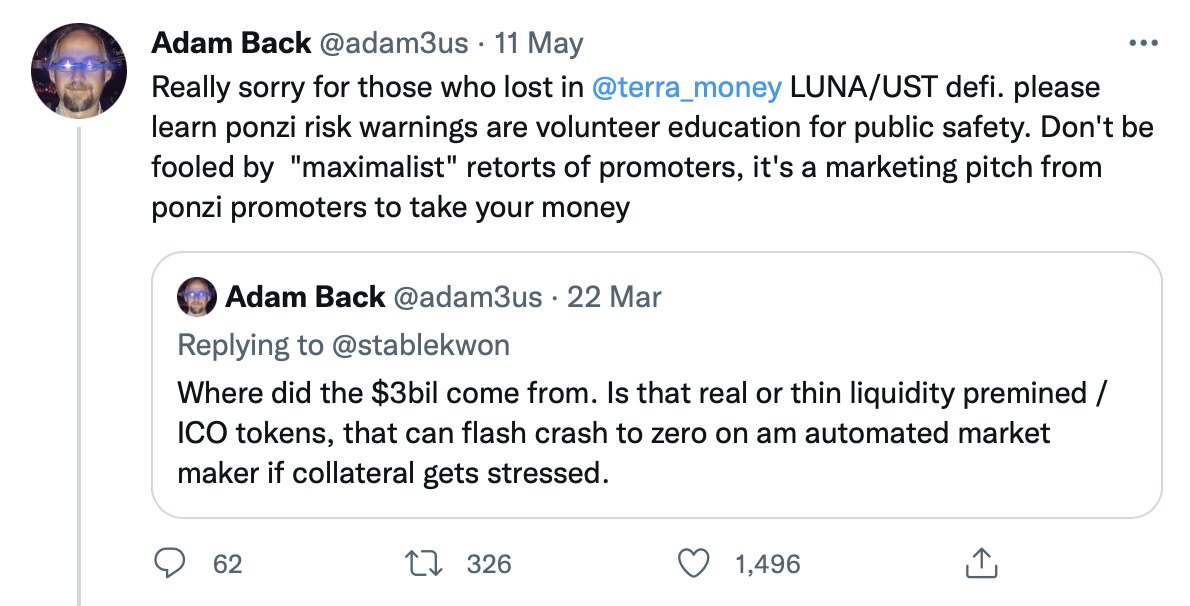 Crypto tweet