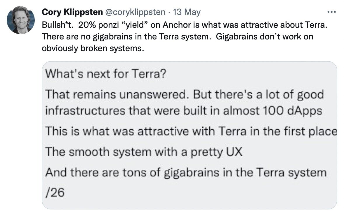 What next for Terra?