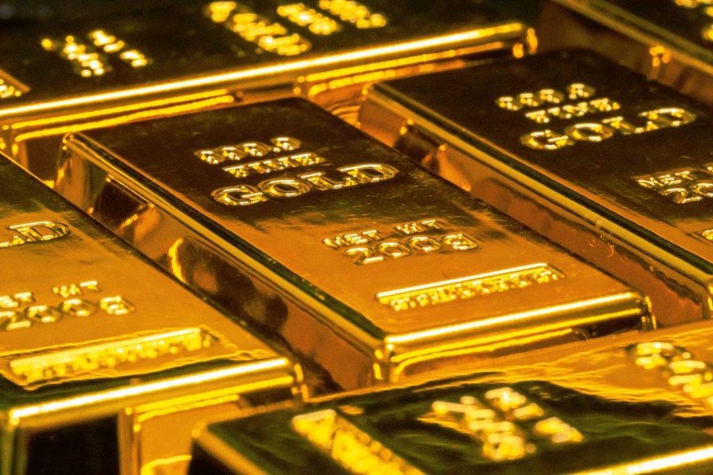 Barres d'or