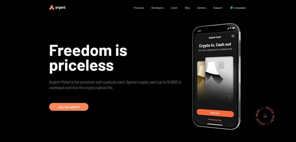 Argent iOS Wallet